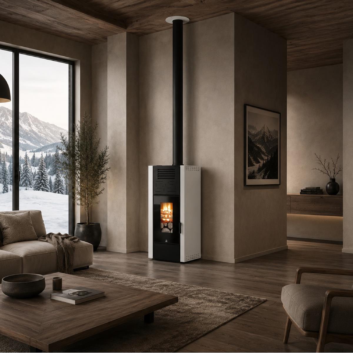 Didatto srl Air Wood VC 12 Kw - 2 Bocchette post.